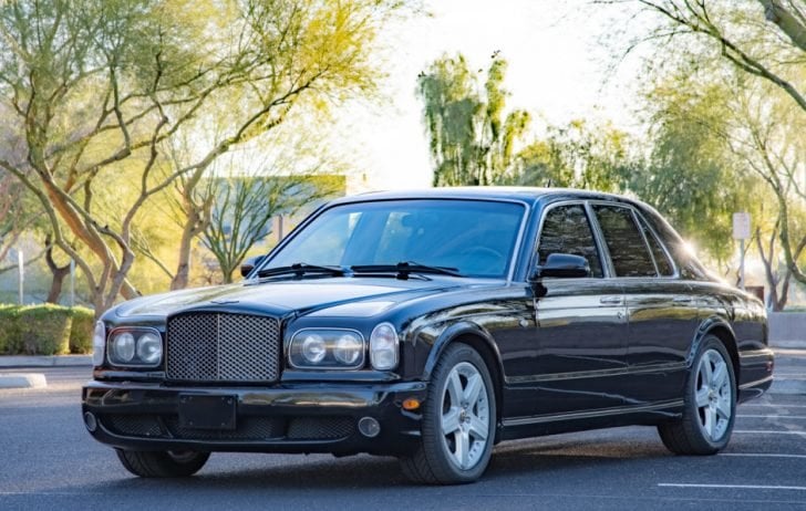 Gibson didn't miss buying the British luxury car and adding it to his garage collection.
