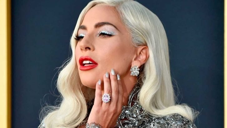 The fans were shocked when Lady Gaga pulled out a ring that resembled the engagement ring she received from her former fiancee.