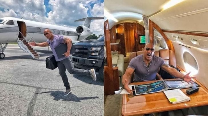 The Rock hails G650 as the fastest private plane in the world.