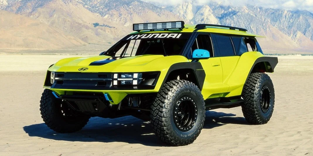 Hyundai Gives Its Wild Baja Santa Fe Render the Green Light