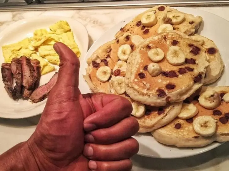 The Rock often shares a photo of his beloved foods on his Instagram account.