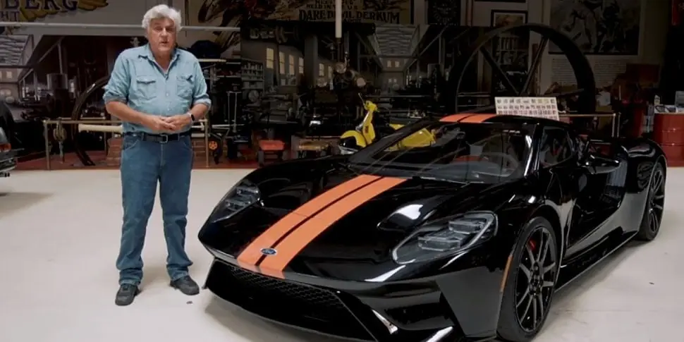 Leno didn't miss to become one of the earliest owners of Ford GT's first 500 produced units.