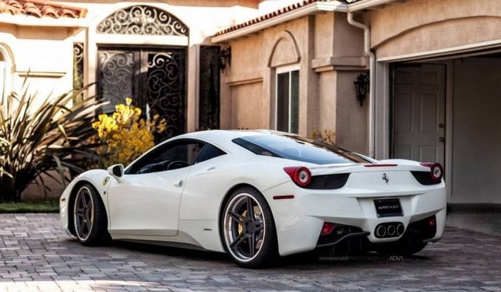 Most fans see Bieber driving the luxury Ferrari 458 Italia car on the streets of Los Angeles.