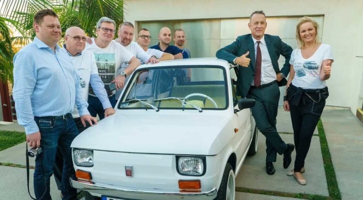 Tom Hanks held off a splashing debut ceremony not only to celebrate his birthday but also to welcome the newest car addition to his garage last July 2017.