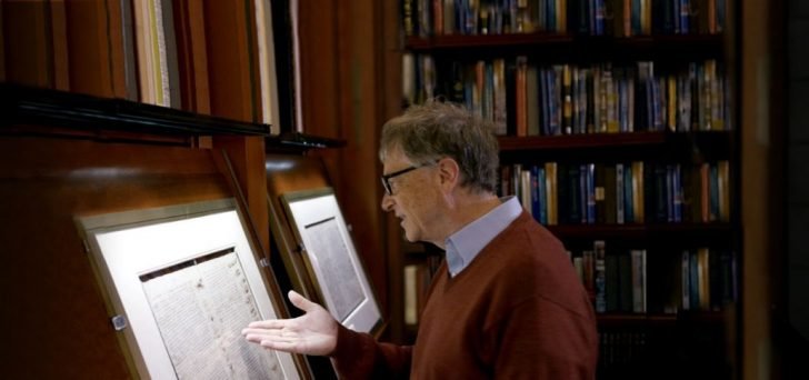 Bill Gates said he decided to share the content of Codex Leicester to the public to spreadLeonardo's wisdom to everyone.