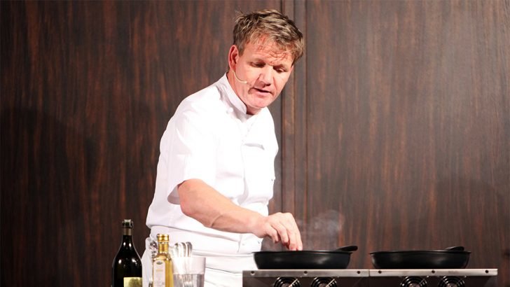 Ramsay says to his children they'll be able to appreciate these lavish things more when you've grafted for it.