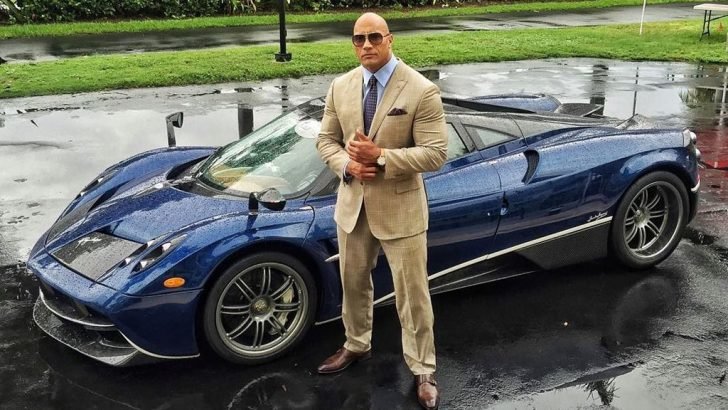 The Rock shocked his fans when he made a grand entrance with his Pagani Huayra while attending