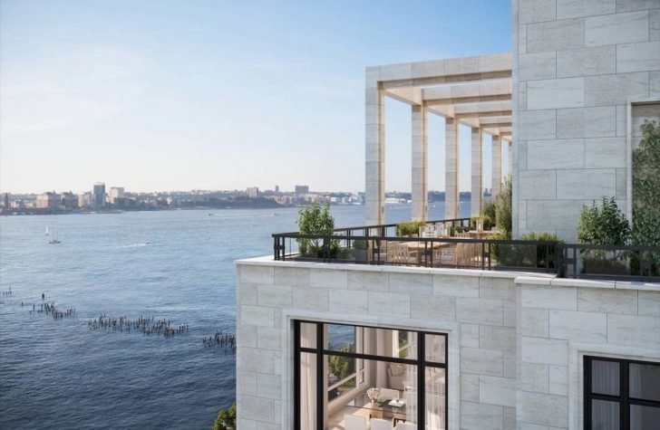 The said upscale apartment is located in a Manhattan neighborhood, Tribeca, at 70 Vestry Street.
