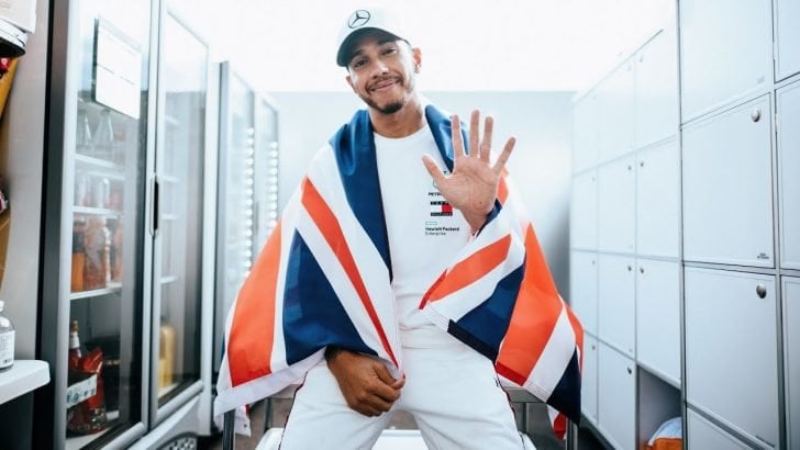 Hamilton becomes only one of the three professional car racers to win many titles in Formula1 history.