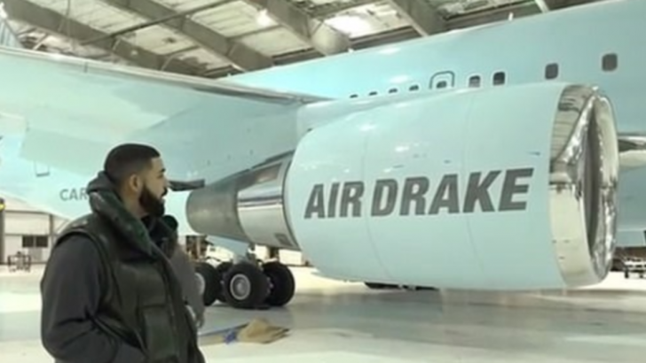 Drake says he doesn't need to rent an aircraft whenever he wants to travel to another place anymore.