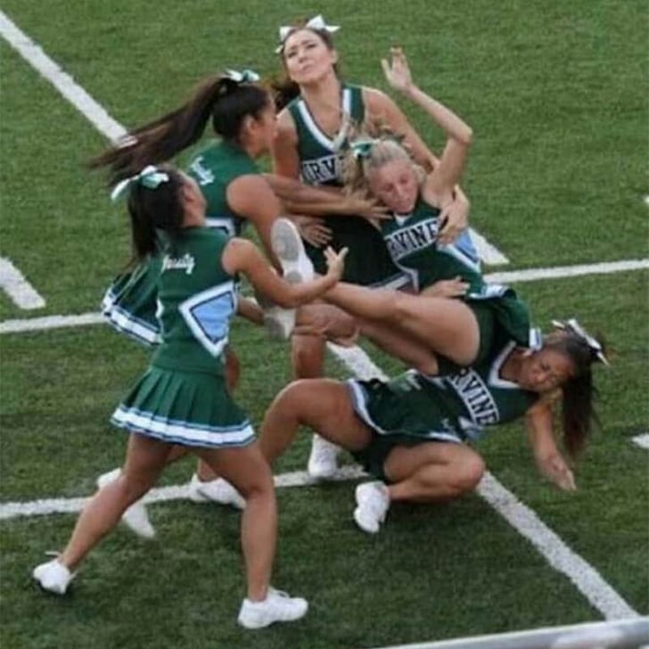 Flying Cowgirls This perfectly-timed photo was captured during a Dallas Cow...