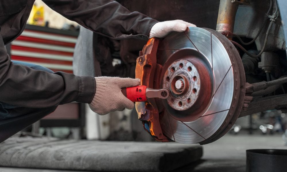 How often to change brake pads.