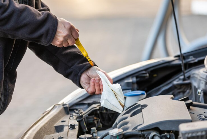 How to check transmission fluid.