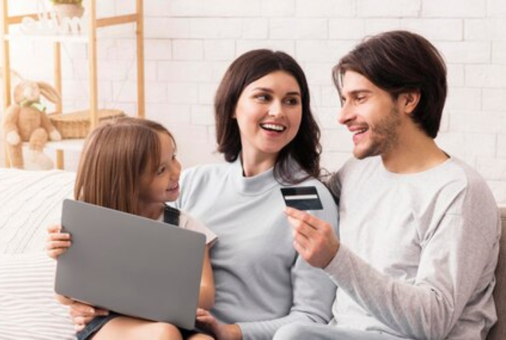 Parent showing EBT card online